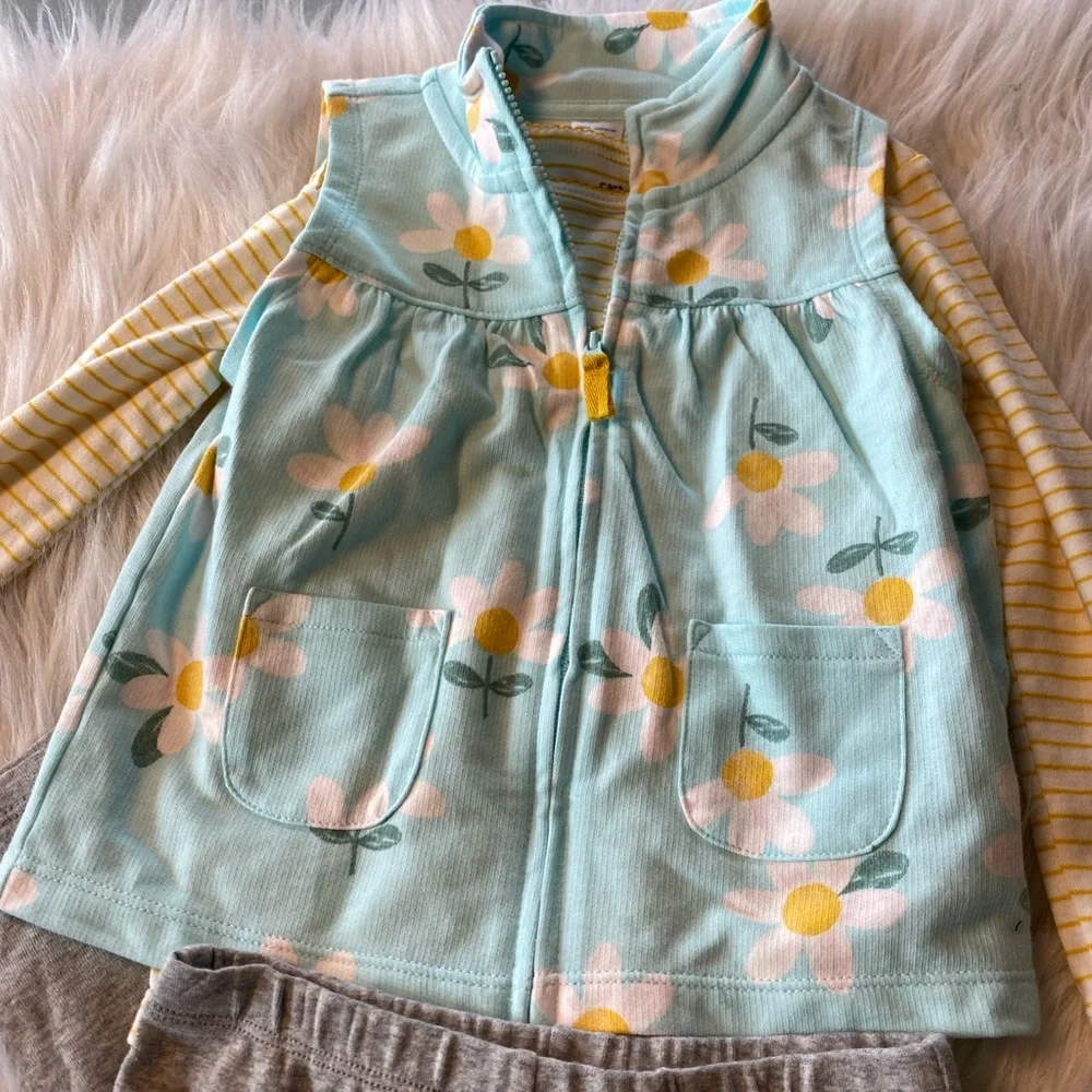 Carters pieces yellow
